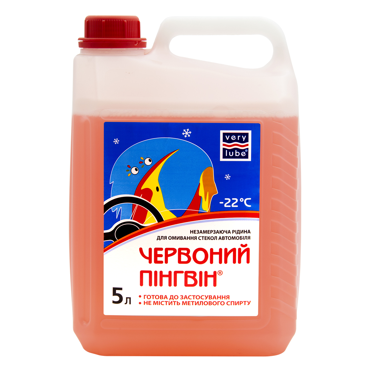 Незамерзающий омыватель стекла для автомобиля XADO RED PENGUIN -22